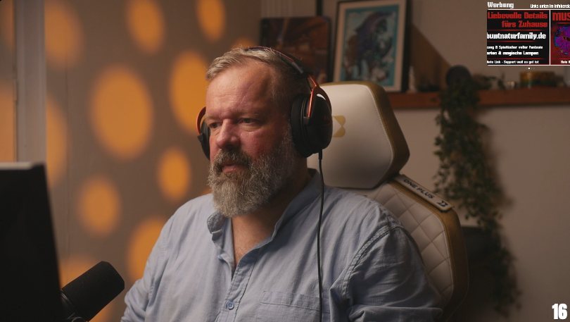 Torben am Stream-Setup